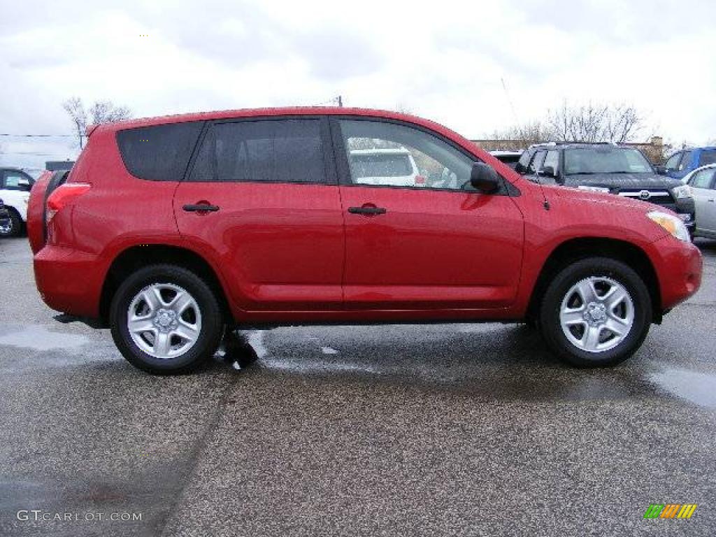 2008 RAV4 V6 4WD - Barcelona Red Pearl / Ash photo #2