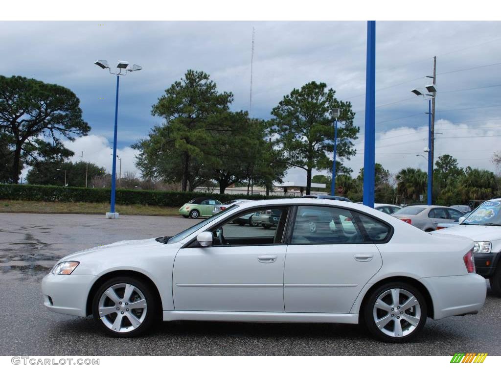 2007 Legacy 2.5 GT Limited Sedan - Satin White Pearl / Ivory photo #2