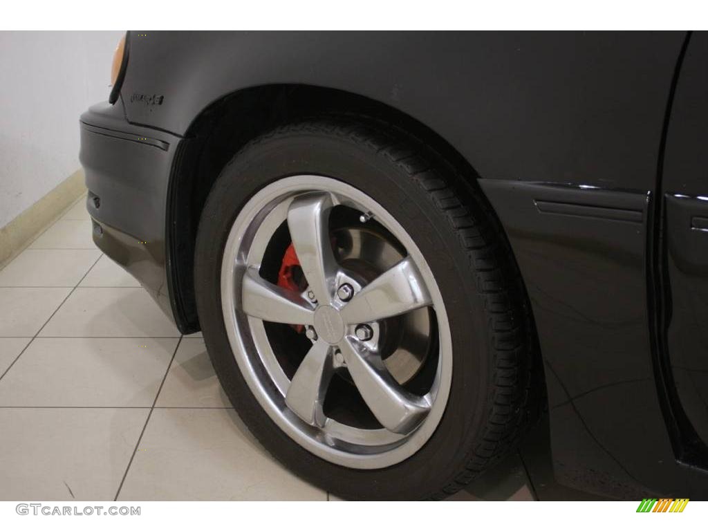 2002 Grand Am GT Sedan - Black / Dark Pewter photo #19