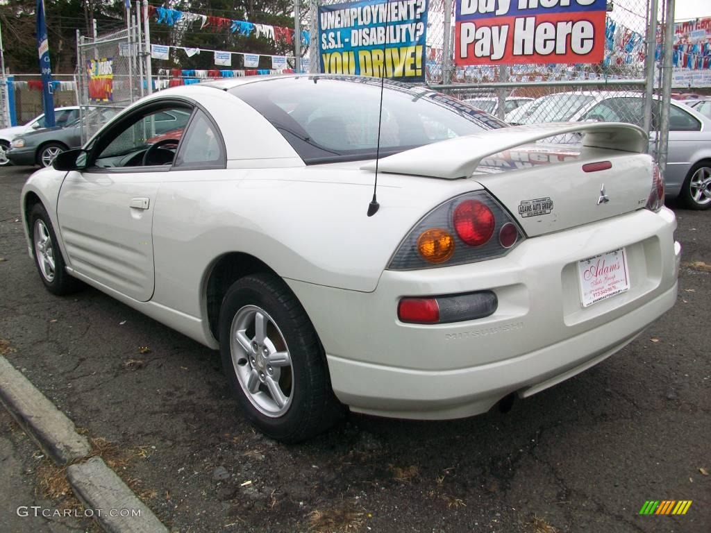 2003 Eclipse RS Coupe - Dover White Pearl / Midnight photo #4