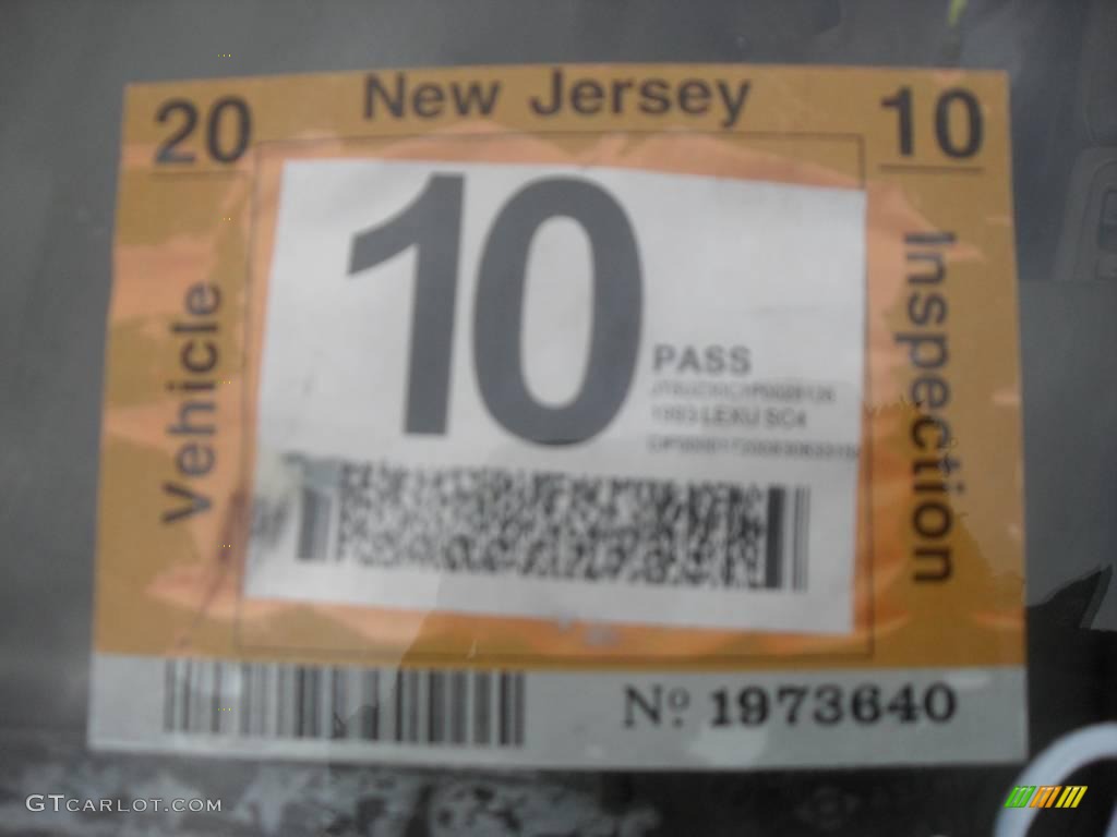 1993 SC 400 - Pearl White / Gray photo #14