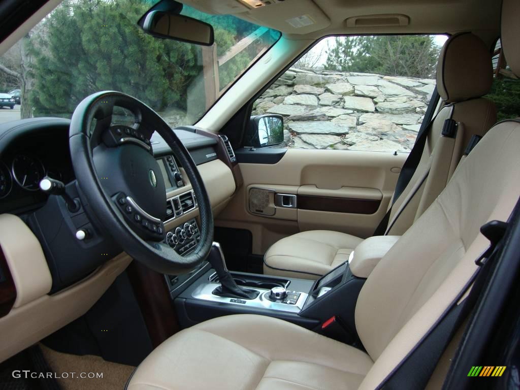 2008 Range Rover V8 HSE - Buckingham Blue Metallic / Sand photo #10