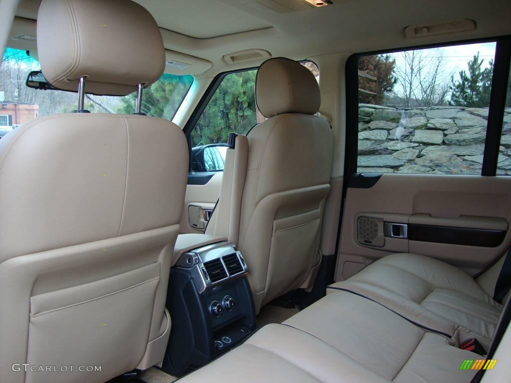 2008 Range Rover V8 HSE - Buckingham Blue Metallic / Sand photo #14