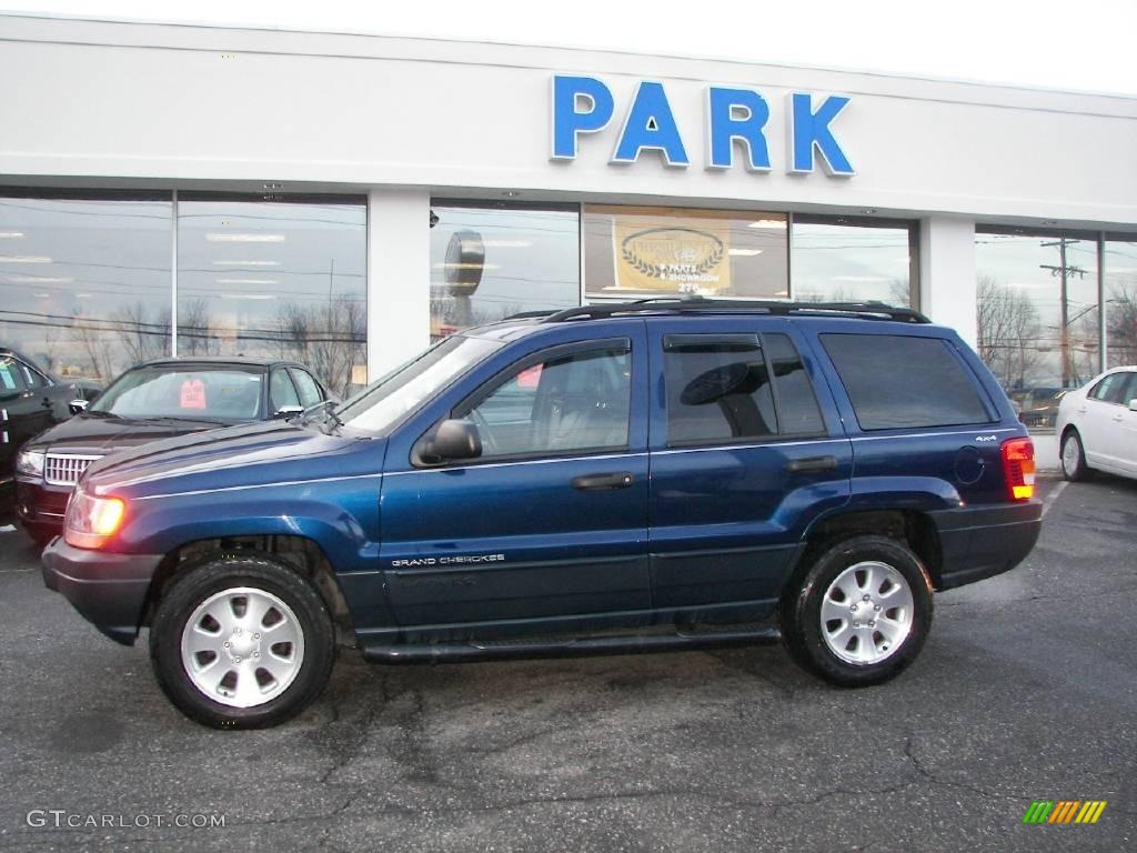 2001 Grand Cherokee Laredo 4x4 - Patriot Blue Pearl / Agate photo #23