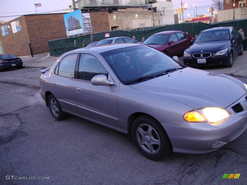 2000 Elantra GLS Sedan - Sandalwood / Beige photo #3