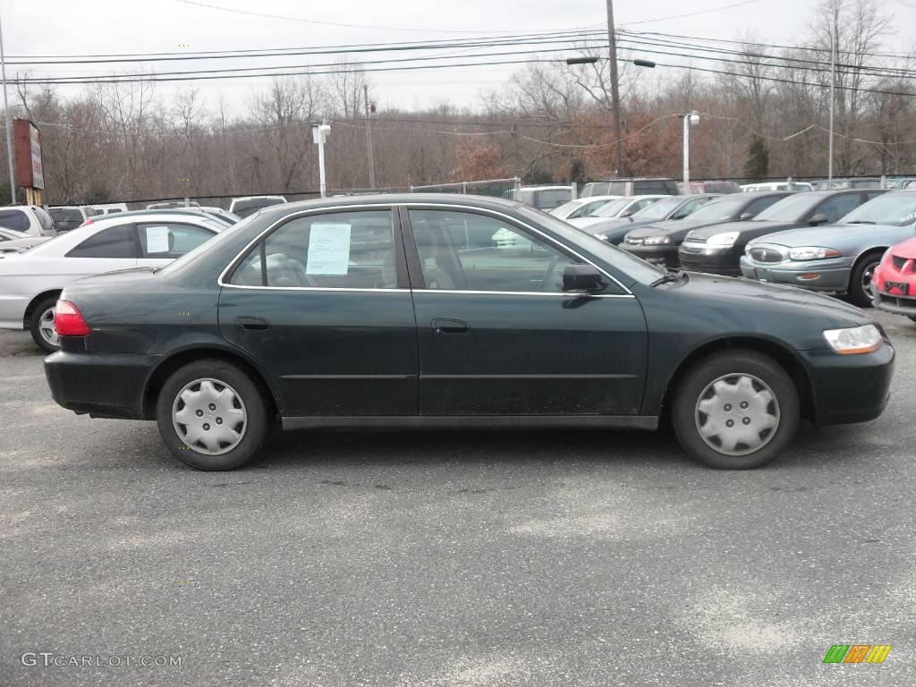 1998 Accord LX Sedan - New Dark Green Pearl / Gray photo #4