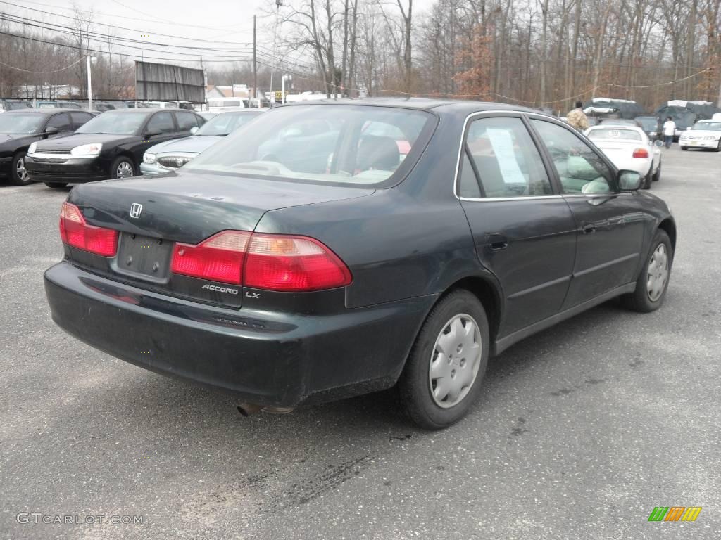1998 Accord LX Sedan - New Dark Green Pearl / Gray photo #5