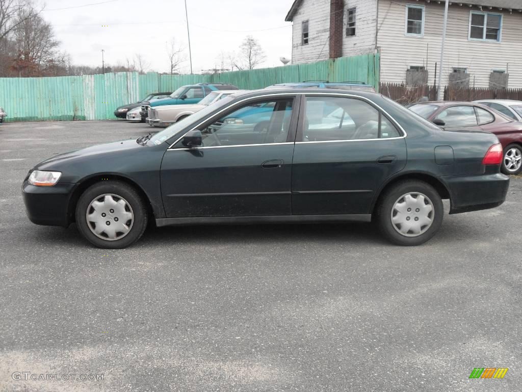 1998 Accord LX Sedan - New Dark Green Pearl / Gray photo #8