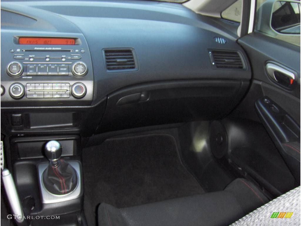2009 Civic Si Sedan - Taffeta White / Black photo #10