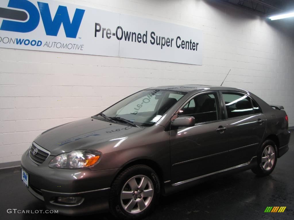 2006 Corolla S - Phantom Gray Pearl / Dark Charcoal photo #2