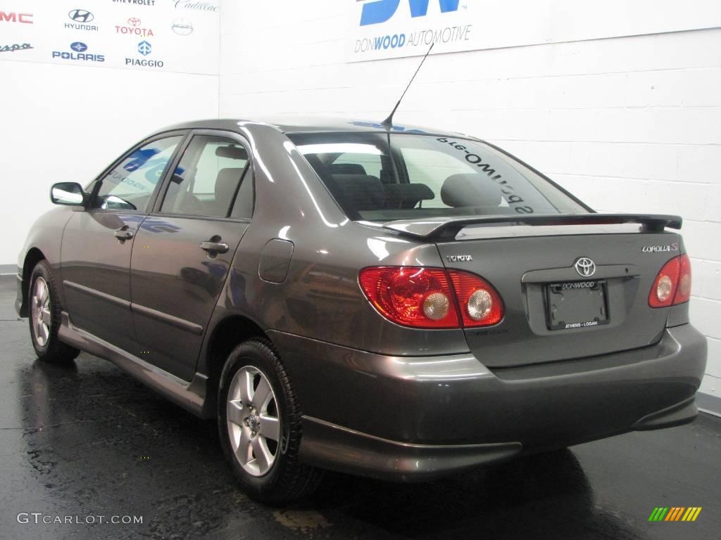 2006 Corolla S - Phantom Gray Pearl / Dark Charcoal photo #3
