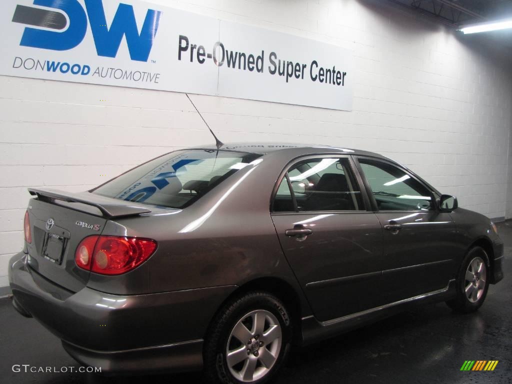 2006 Corolla S - Phantom Gray Pearl / Dark Charcoal photo #4