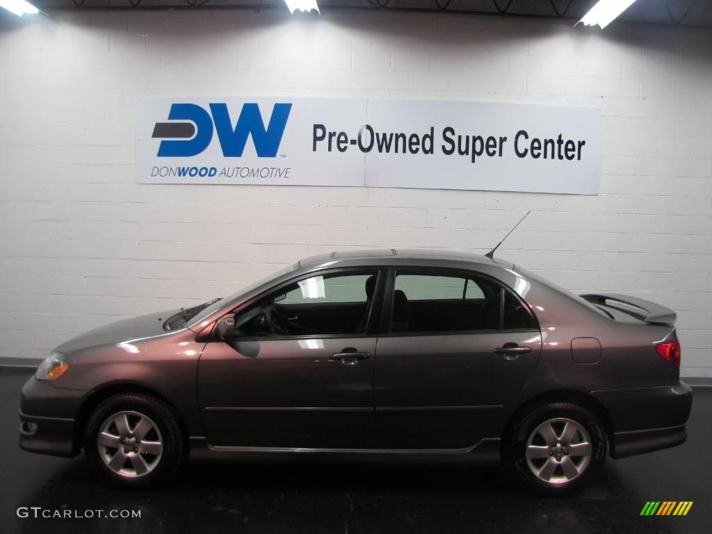 2006 Corolla S - Phantom Gray Pearl / Dark Charcoal photo #5