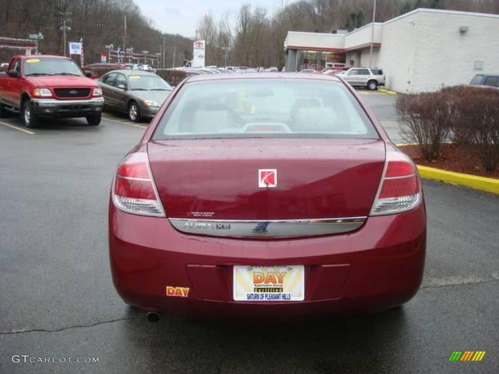 2007 Aura XE - Berry Red / Gray photo #3