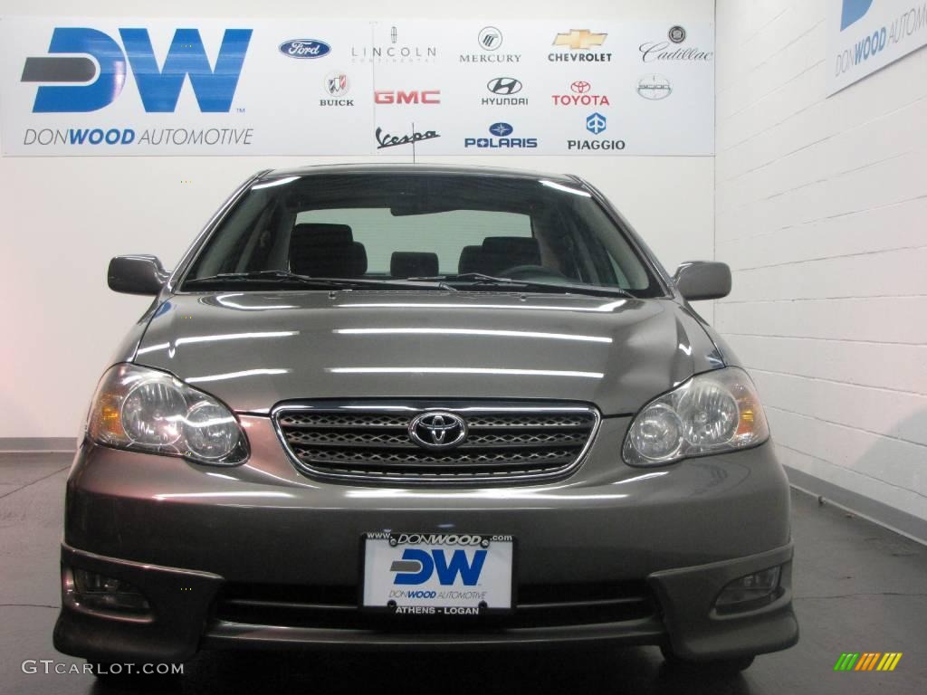2006 Corolla S - Phantom Gray Pearl / Dark Charcoal photo #8