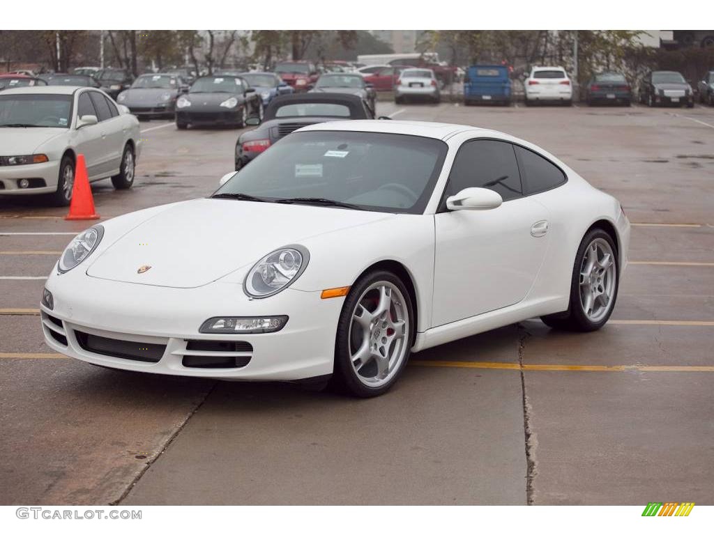 2008 911 Carrera S Coupe - Carrara White / Black photo #3