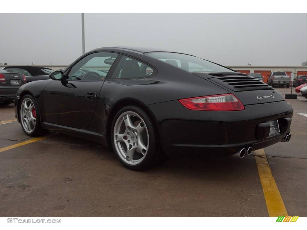 2008 911 Carrera S Coupe - Black / Black photo #8