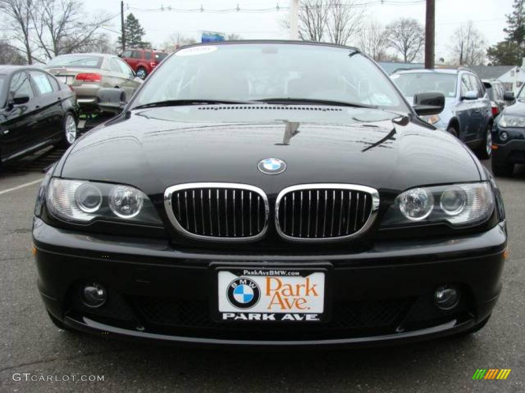 2006 3 Series 325i Convertible - Jet Black / Sand photo #5