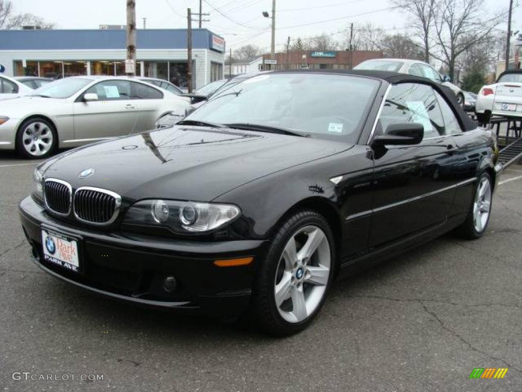 2006 3 Series 325i Convertible - Jet Black / Sand photo #7