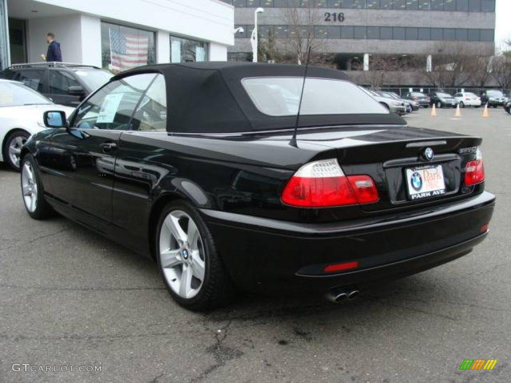 2006 3 Series 325i Convertible - Jet Black / Sand photo #11