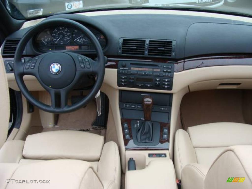 2006 3 Series 325i Convertible - Jet Black / Sand photo #18