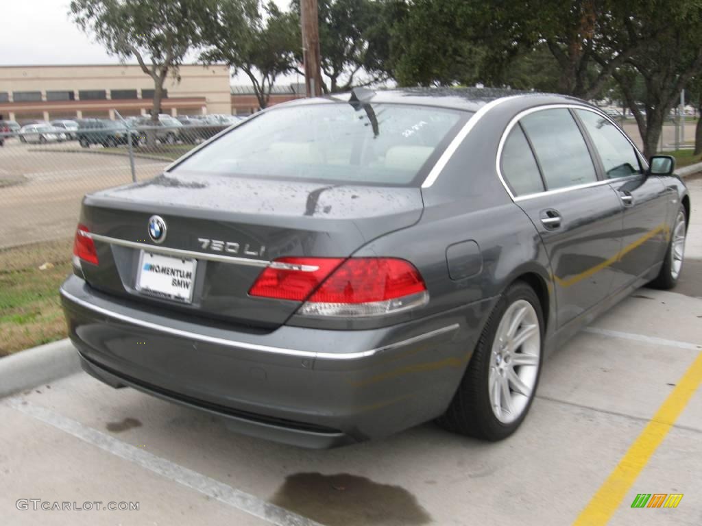 2006 7 Series 750Li Sedan - Titanium Grey Metallic / Dark Beige/Beige III photo #3