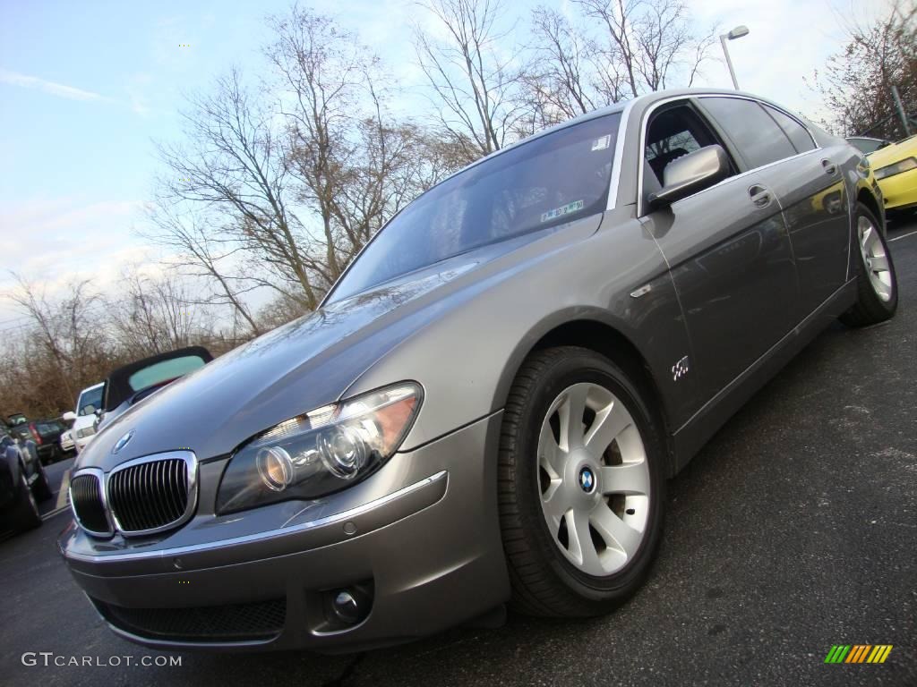 2006 7 Series 750Li Sedan - Titanium Grey Metallic / Black/Black photo #2