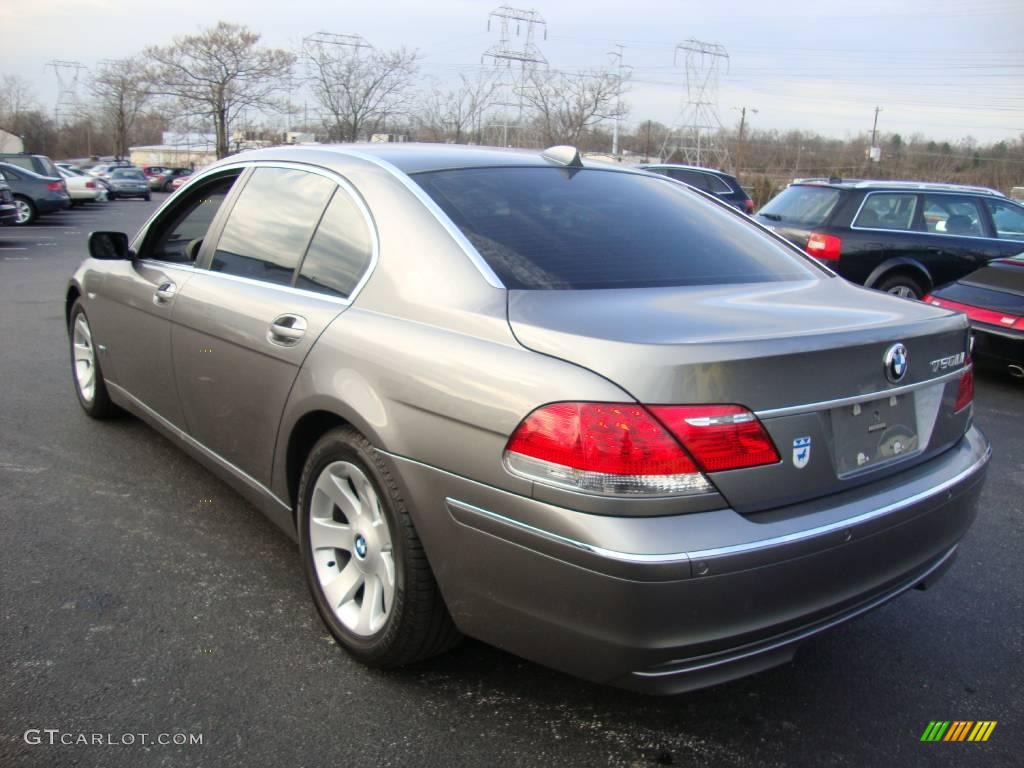 2006 7 Series 750Li Sedan - Titanium Grey Metallic / Black/Black photo #9