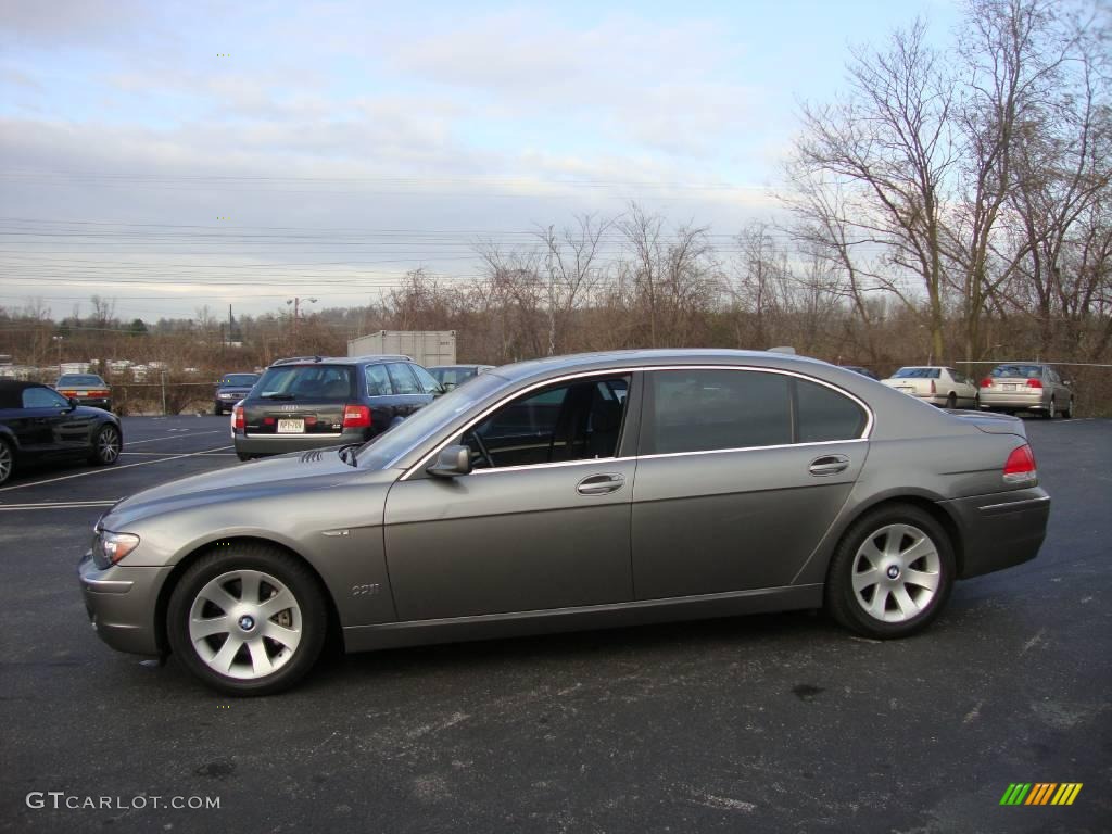 2006 7 Series 750Li Sedan - Titanium Grey Metallic / Black/Black photo #10