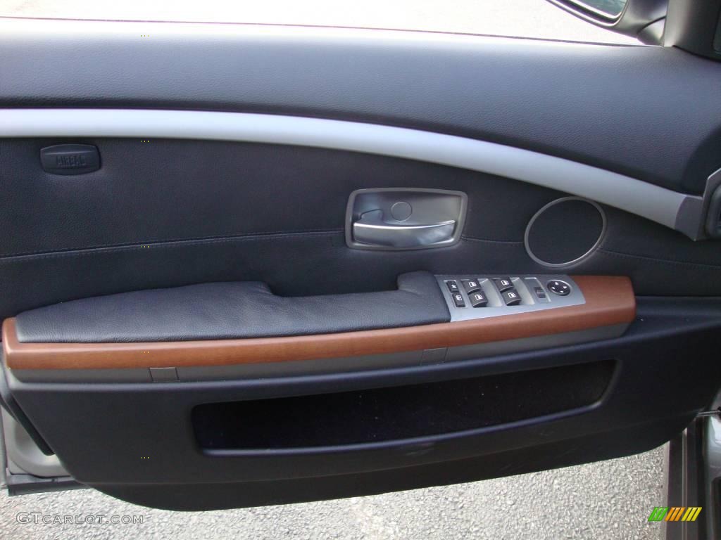 2006 7 Series 750Li Sedan - Titanium Grey Metallic / Black/Black photo #13