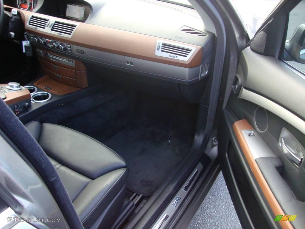 2006 7 Series 750Li Sedan - Titanium Grey Metallic / Black/Black photo #15