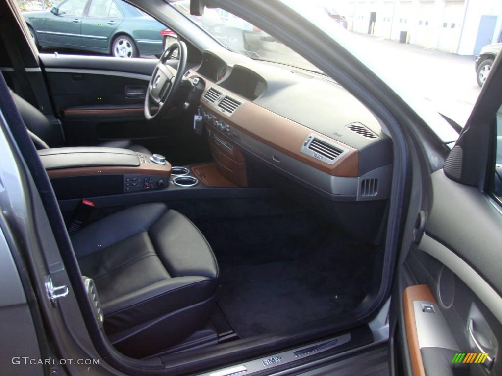 2006 7 Series 750Li Sedan - Titanium Grey Metallic / Black/Black photo #17