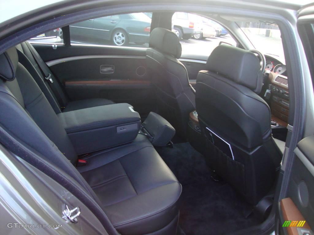 2006 7 Series 750Li Sedan - Titanium Grey Metallic / Black/Black photo #19