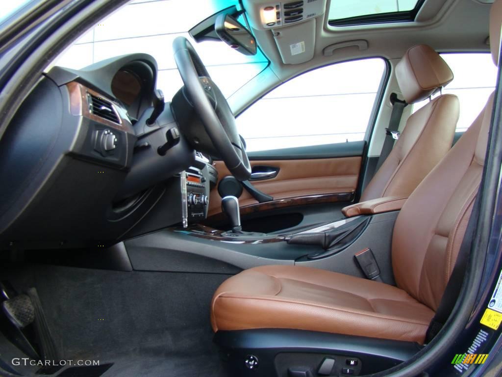 2007 3 Series 328xi Sedan - Monaco Blue Metallic / Terra/Black Dakota Leather photo #9