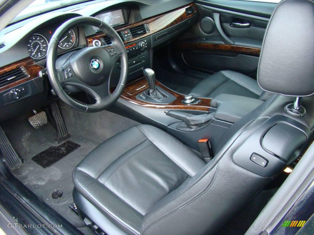2007 3 Series 335i Coupe - Space Gray Metallic / Black photo #9