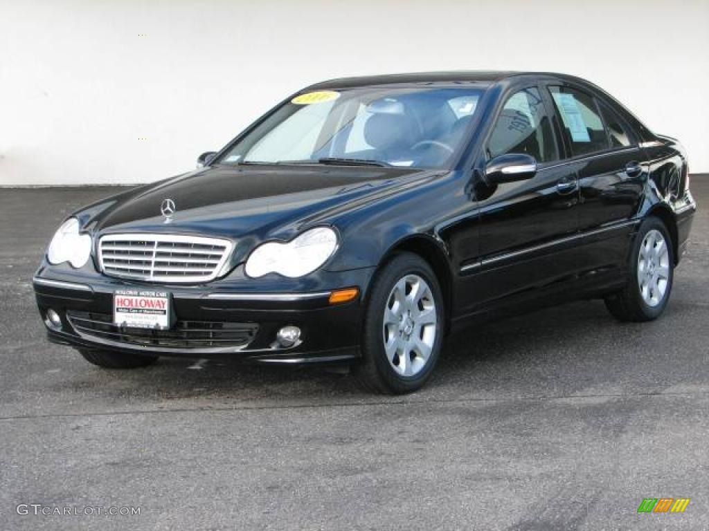 2006 C 280 4Matic Luxury - Black / Black photo #1