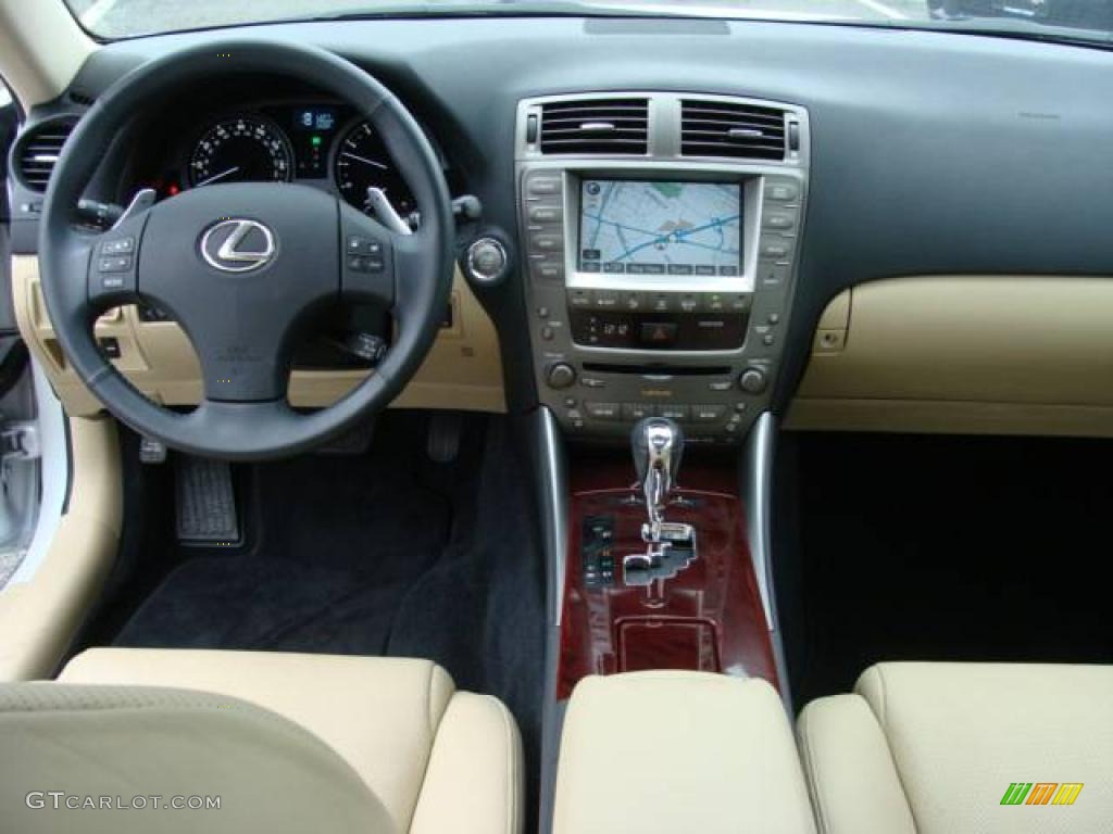 2008 IS 250 AWD - Glacier Frost Pearl / Cashmere Beige photo #9