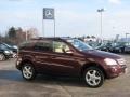 2008 Barolo Red Metallic Mercedes-Benz ML 350 4Matic  photo #4