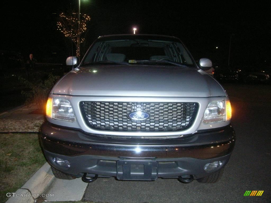 2002 F150 XLT SuperCrew 4x4 - Silver Metallic / Dark Graphite photo #1