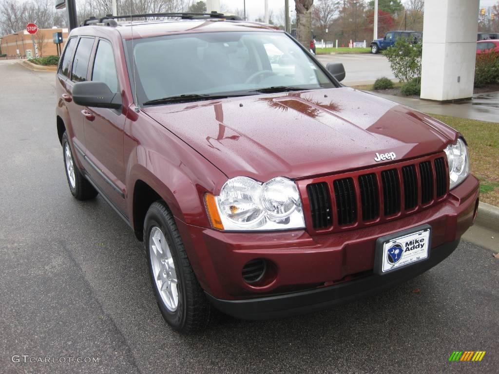 2007 Grand Cherokee Laredo - Red Rock Crystal Pearl / Medium Slate Gray photo #7