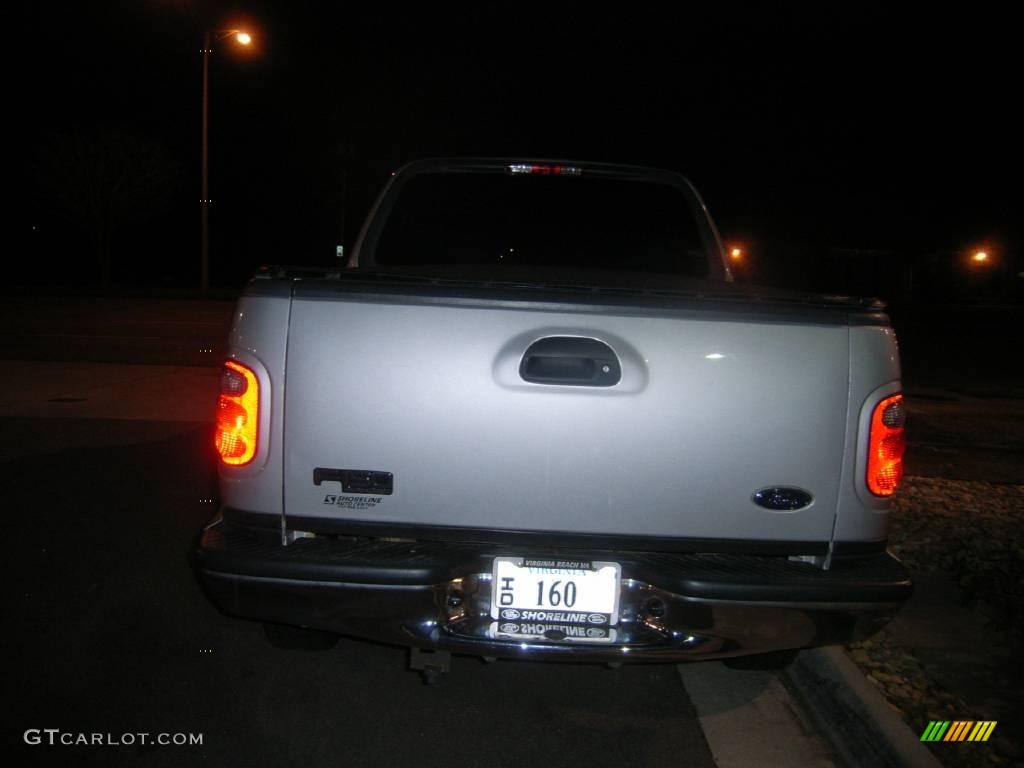 2002 F150 XLT SuperCrew 4x4 - Silver Metallic / Dark Graphite photo #5