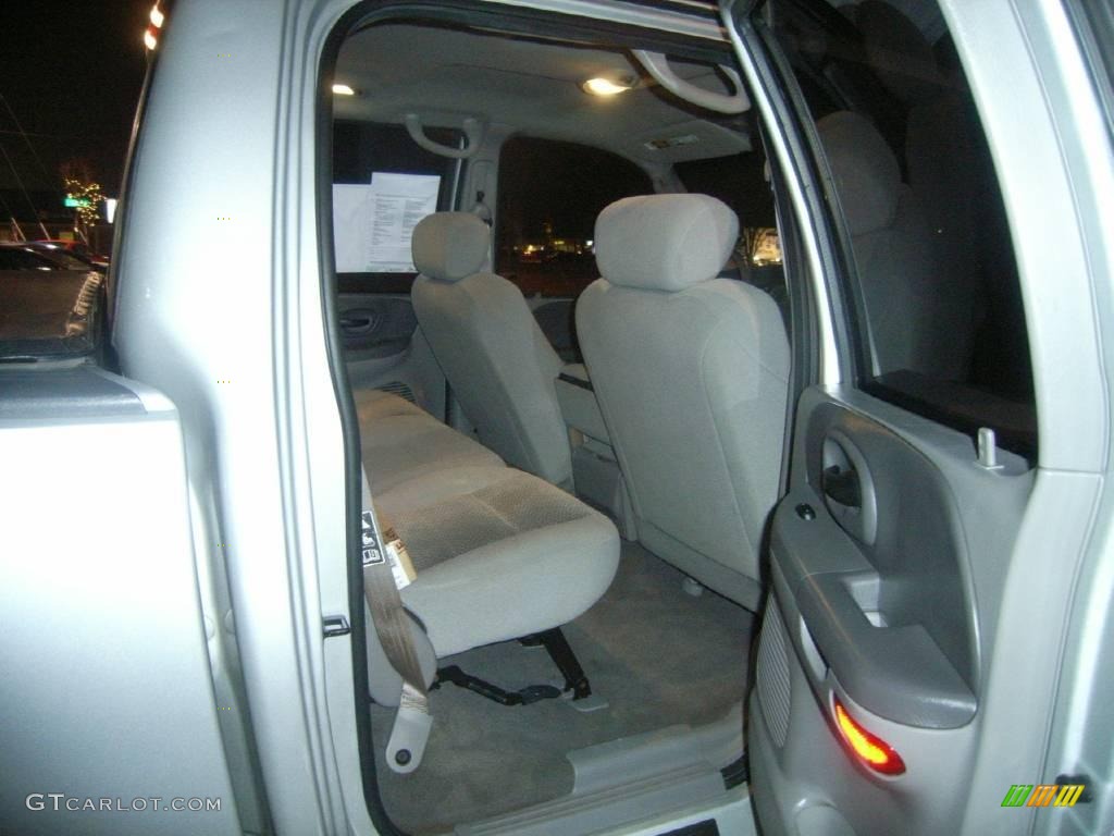 2002 F150 XLT SuperCrew 4x4 - Silver Metallic / Dark Graphite photo #10