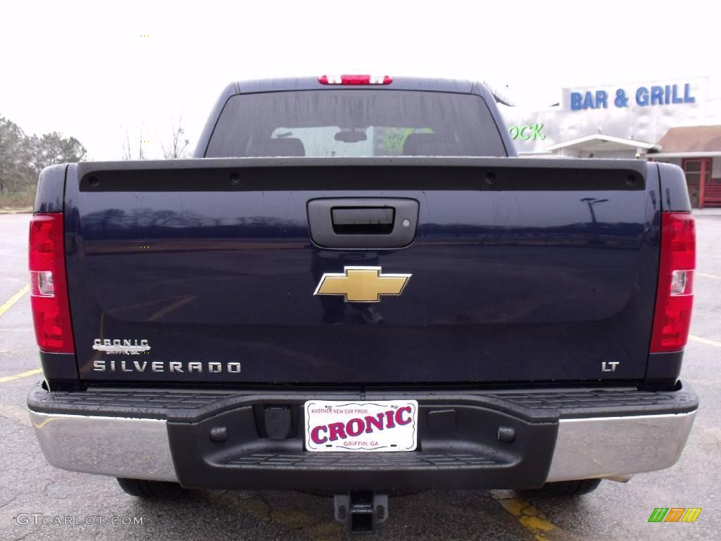 2009 Silverado 1500 LT Crew Cab - Imperial Blue Metallic / Light Titanium photo #4