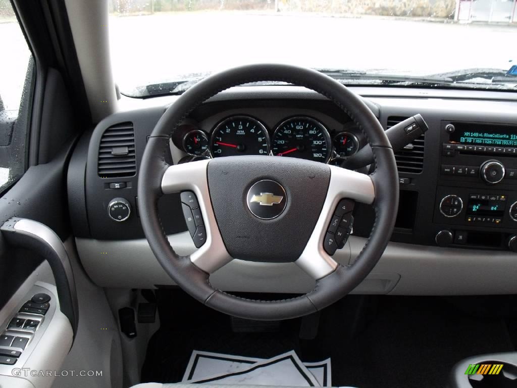 2009 Silverado 1500 LT Crew Cab - Imperial Blue Metallic / Light Titanium photo #16