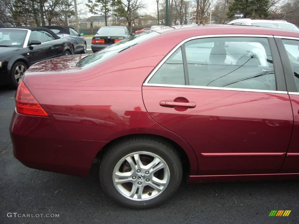 2006 Accord EX Sedan - Redondo Red Pearl / Gray photo #10
