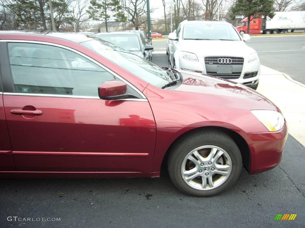 2006 Accord EX Sedan - Redondo Red Pearl / Gray photo #11