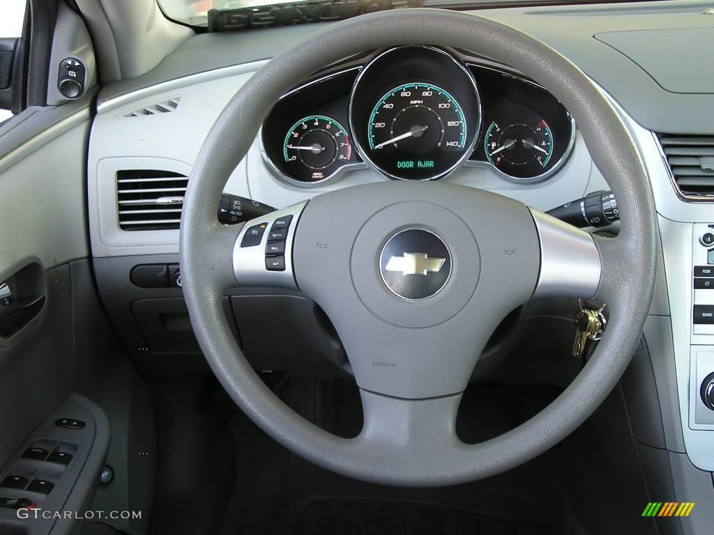 2009 Malibu LS Sedan - Silver Moss Metallic / Titanium photo #10