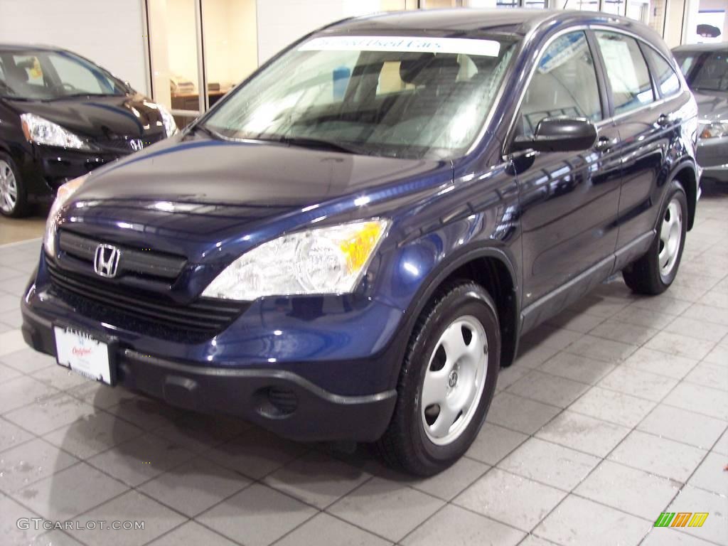 2007 CR-V LX 4WD - Royal Blue Pearl / Black photo #2