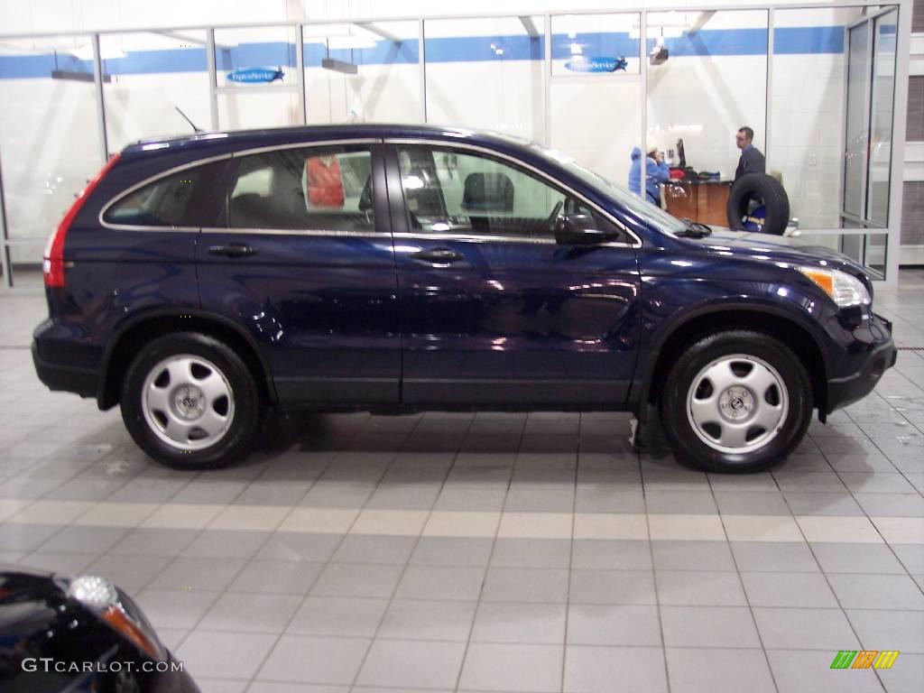 2007 CR-V LX 4WD - Royal Blue Pearl / Black photo #3