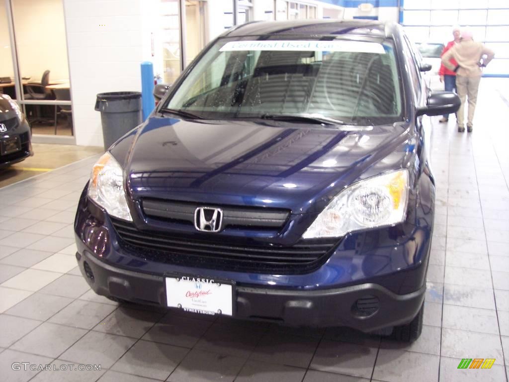 2007 CR-V LX 4WD - Royal Blue Pearl / Black photo #5